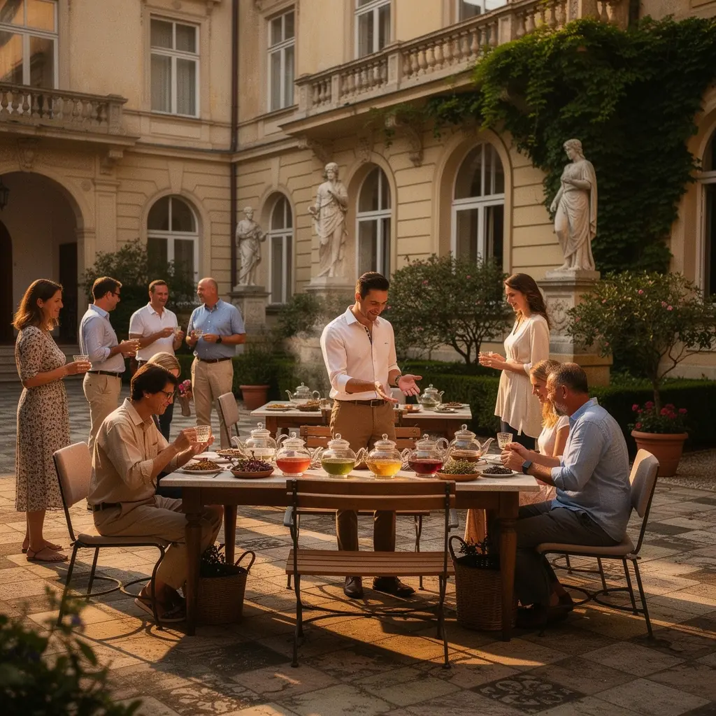 Uživanje u biljnim čajevima uz prekrasan pogled na hrvatsku prirodu